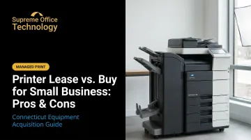 Printer Lease vs. Buy for Small Business: Pros &amp; Cons