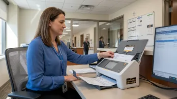 Healthcare document scanning