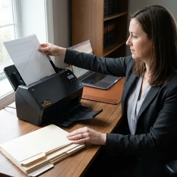 Legal industry document scanning