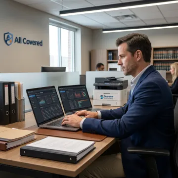 IT specialist supporting secure law firm technology