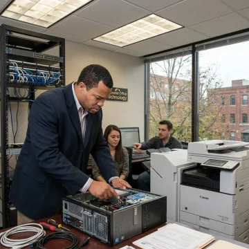 Managed IT support for Connecticut business office