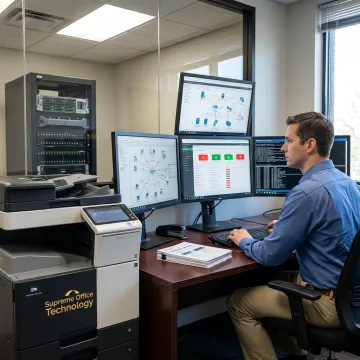 Managed IT support for a financial services office