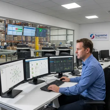 Managed IT support for manufacturing and distribution operations