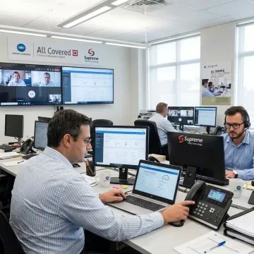 Government office using VoIP communication tools