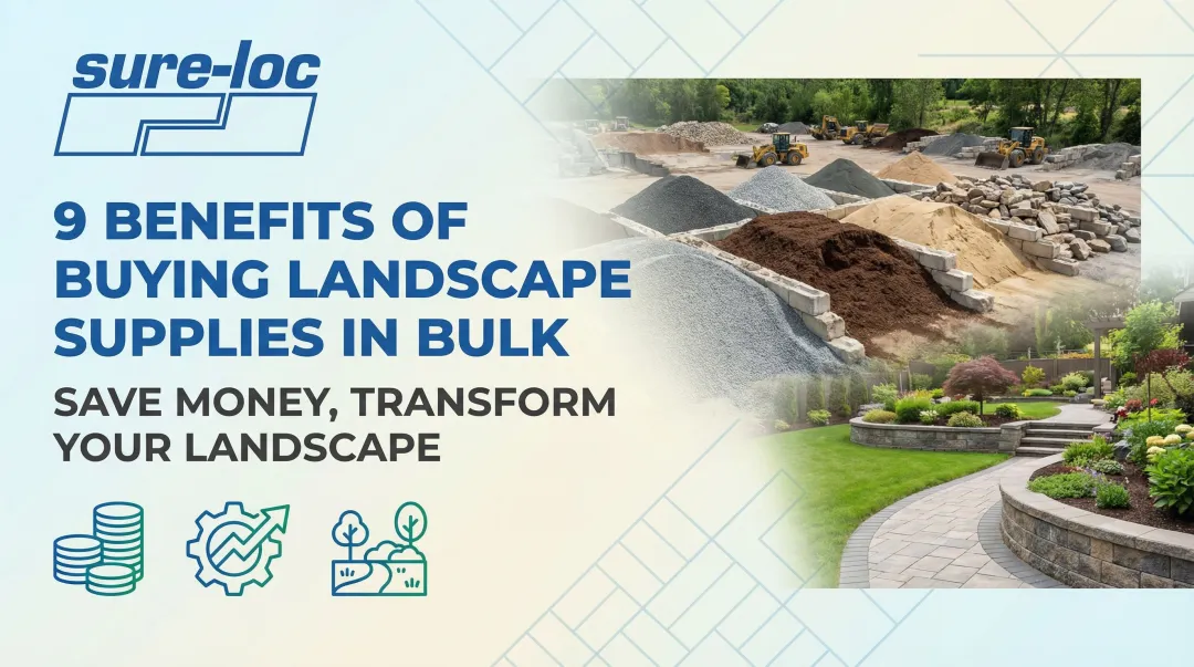 Cover image for 9 Benefits of Buying Landscape Supplies in Bulk: Save Money, Transform Your Landscape