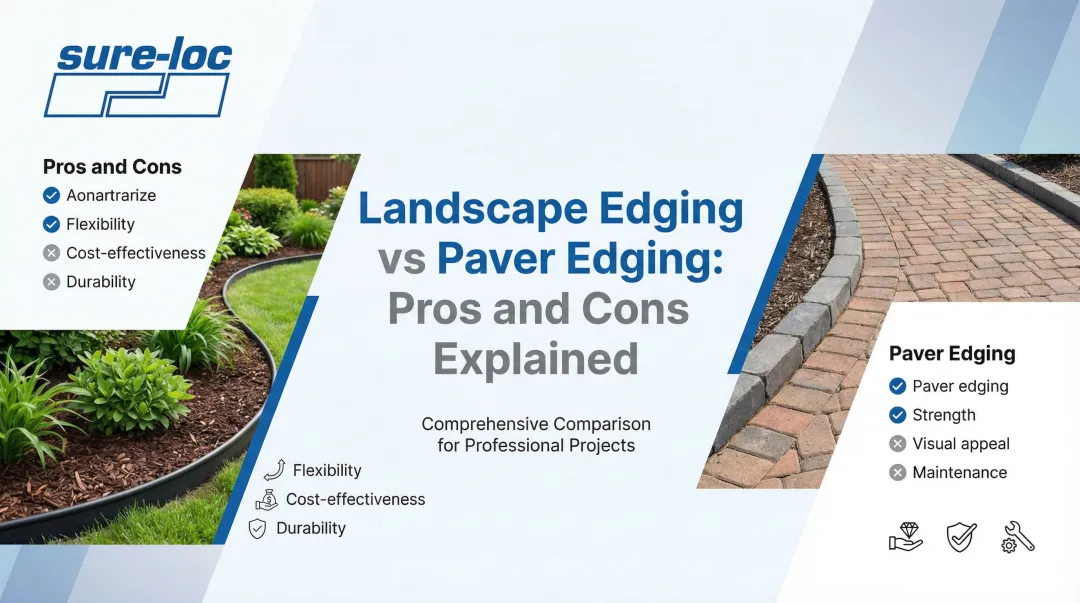 Cover image for Landscape Edging vs Paver Edging: Pros and Cons Explained