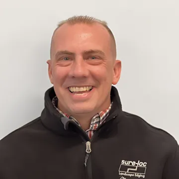Tim Boeve, U.S. Sales representative for Sure-loc Edging