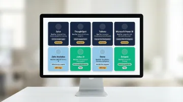 Eight best AI data visualization tools 2026 comparison overview with key attributes