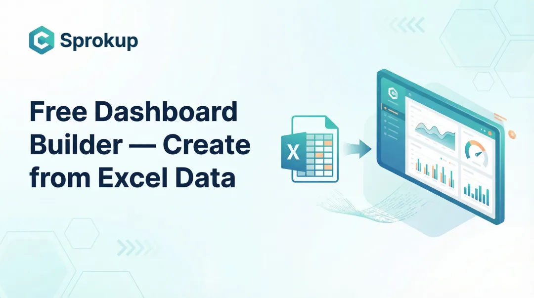 Free Dashboard Builder — Create from Excel Data