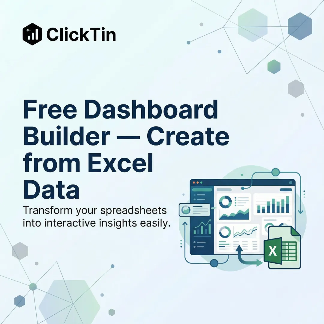 Free Dashboard Builder — Create from Excel Data
