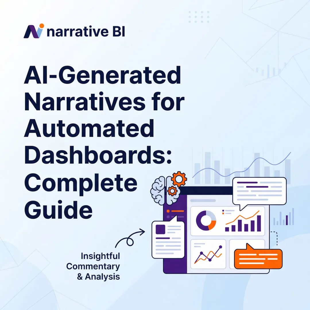 AI-Generated Narratives for Automated Dashboards: Complete Guide