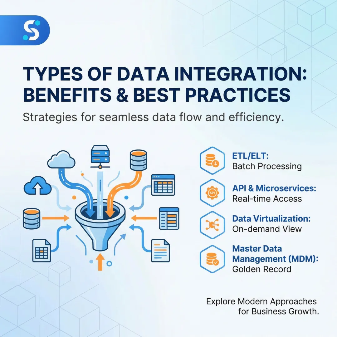Types of Data Integration: Benefits & Best Practices