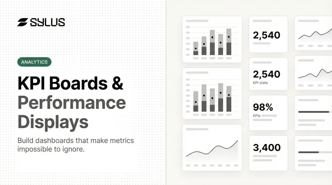 KPI Boards & Key Performance Indicator Displays