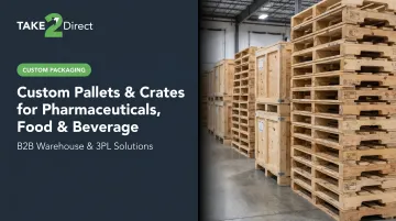 Custom Pallets &amp; Crates for Pharmaceuticals, Food &amp; Beverage