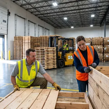 Custom Pallets & Crates — Logistics & Shipping Services