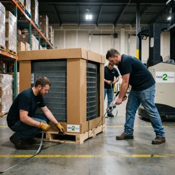 Custom Pallets & Crates for HVAC Appliances