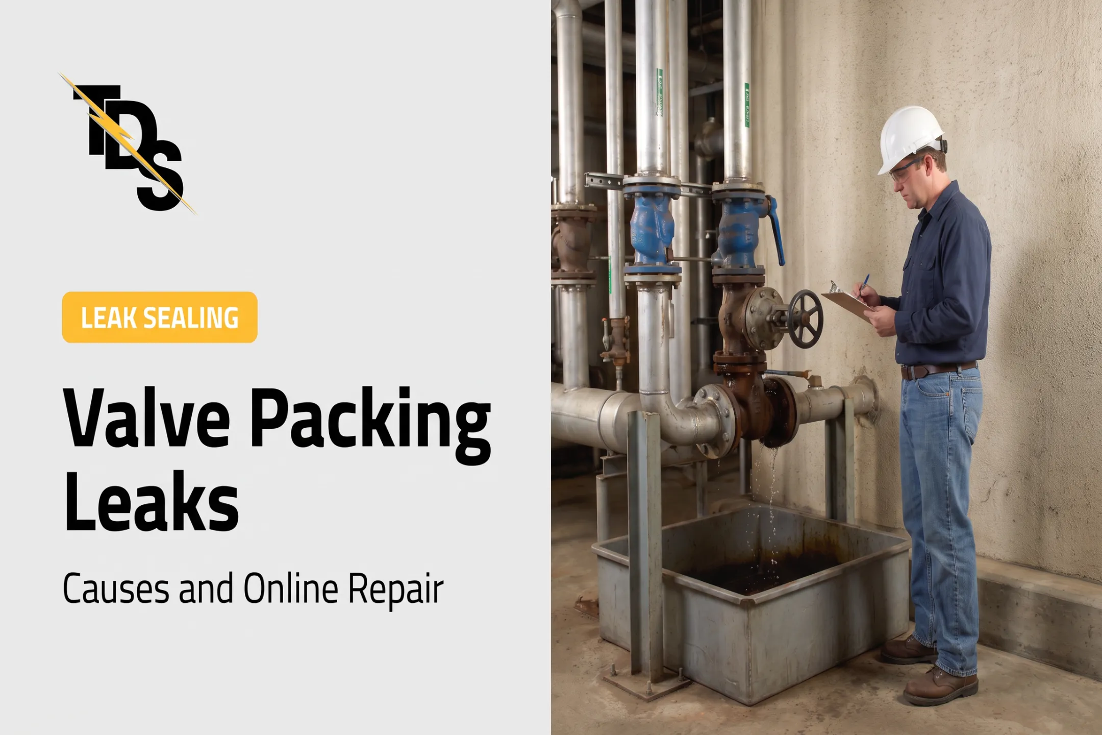 Valve Packing Leaks: Causes and Online Repair