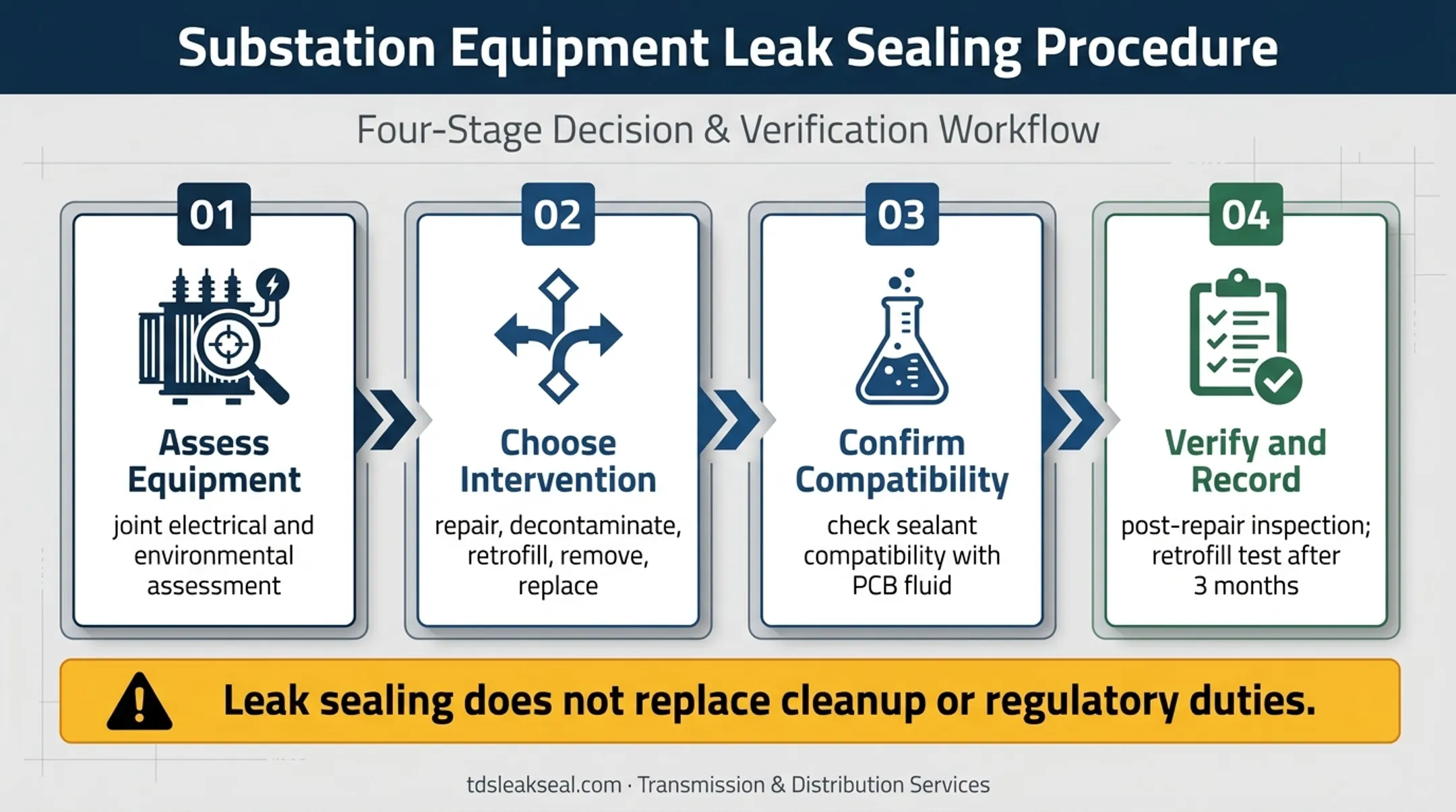 Four-stage PCB equipment repair assessment and verification pathway