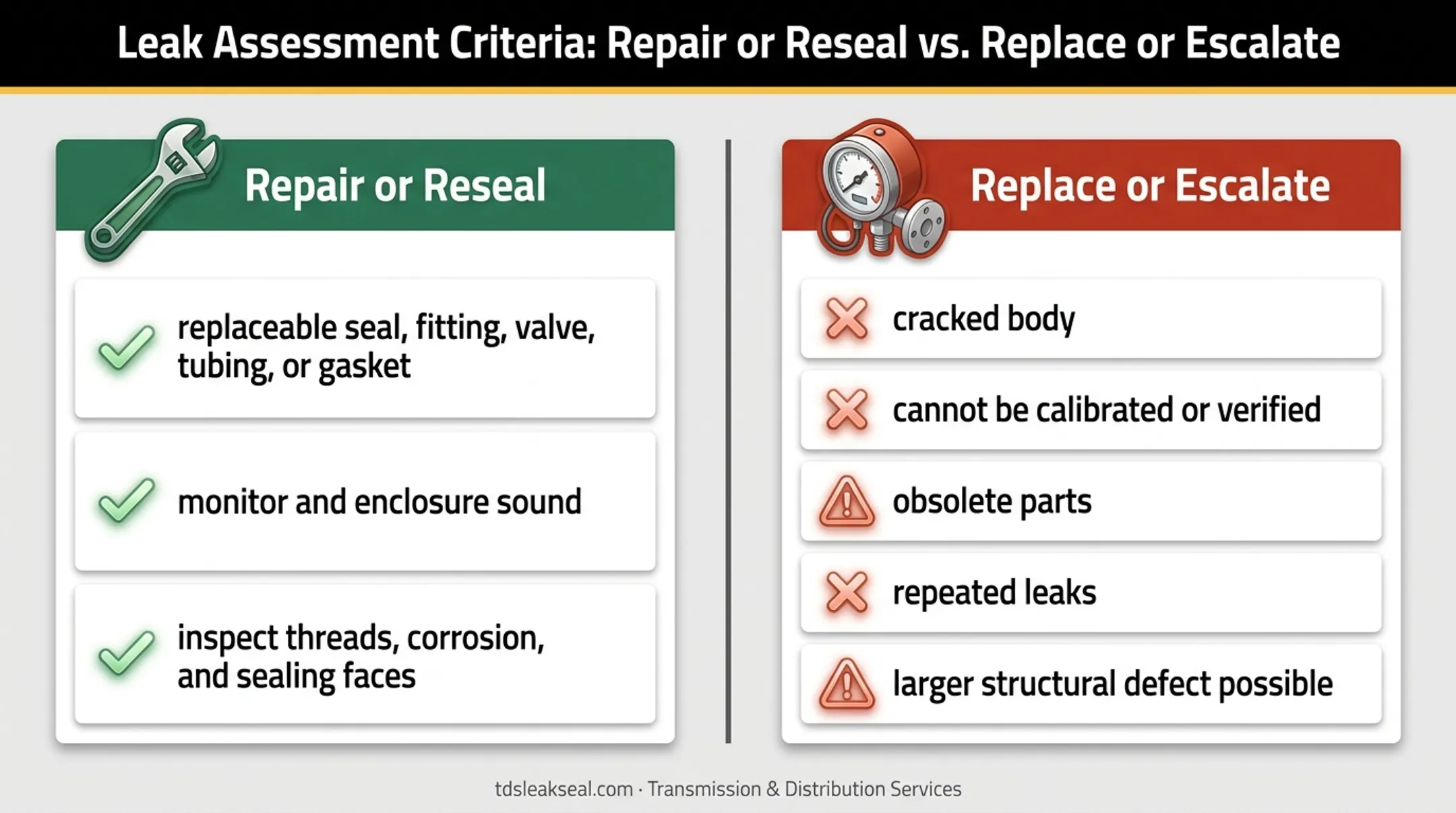 SF6 density monitor repair versus replacement decision comparison