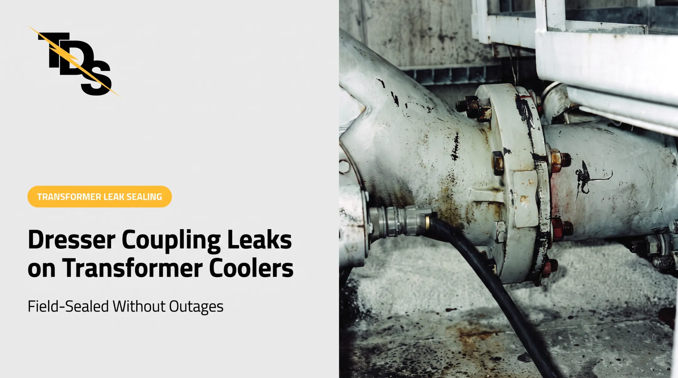 Dresser Coupling Leaks on Transformer Coolers