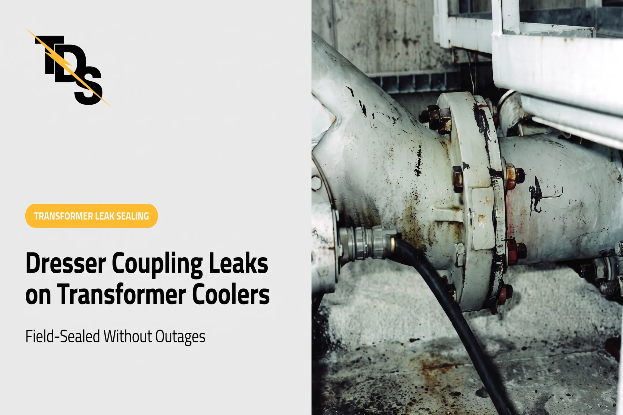 Dresser Coupling Leaks on Transformer Coolers