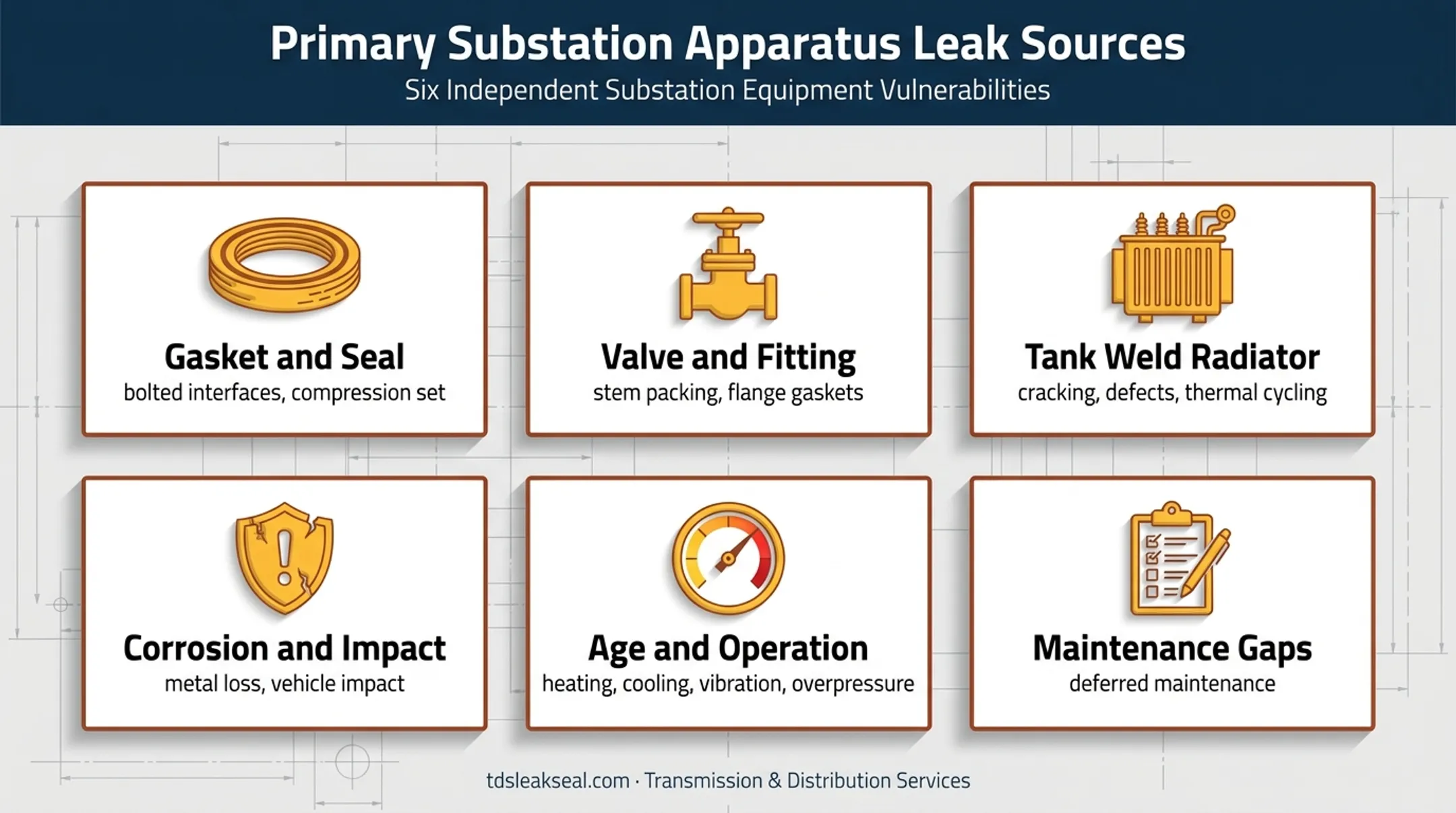 Common transformer oil leak causes and affected components