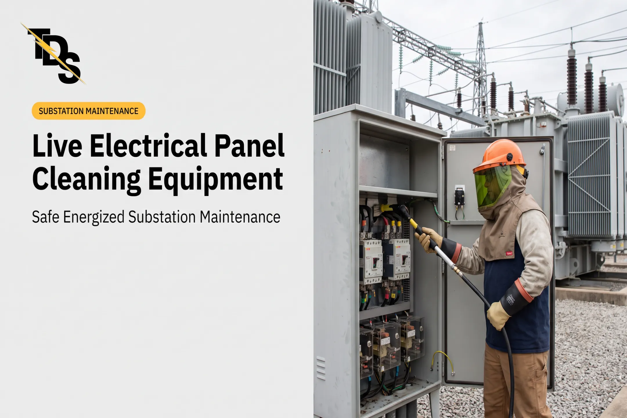 Live Electrical Panel Cleaning Equipment