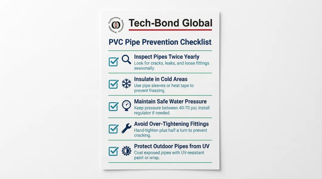 Five PVC pipe maintenance prevention tips to extend pipe lifespan