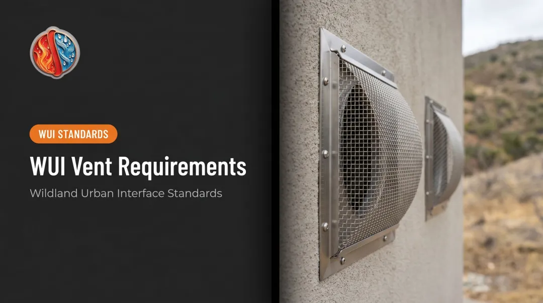 WUI Vent Requirements: Wildland Urban Interface Standards