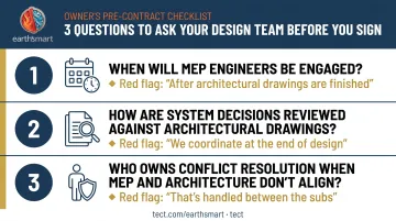 Three questions homeowners should ask design team before signing MEP coordination