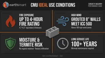Four key use cases where CMU construction outperforms other building materials