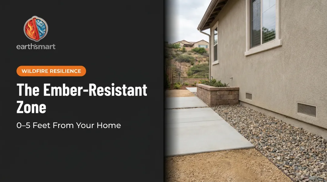 The Ember-Resistant Zone: 0–5 Feet From Your Home