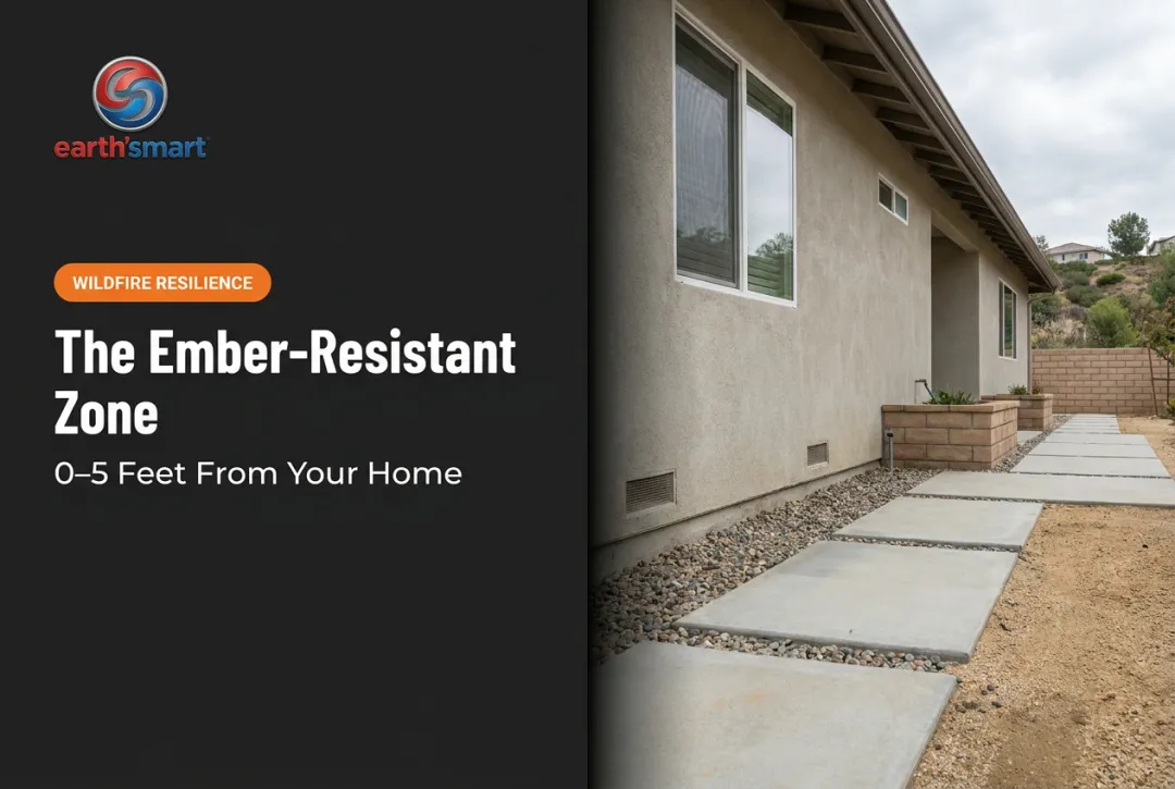 The Ember-Resistant Zone: 0–5 Feet From Your Home