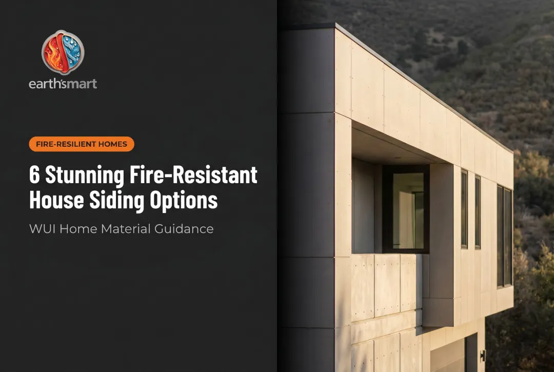 6 Stunning Fire-Resistant House Siding Options