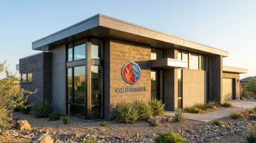 Tect fire-resistant home construction showing pre-insulated concrete masonry exterior wall system