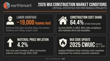 2026 California custom home building market conditions four key data points infographic