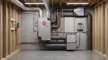 Integrated HVAC mechanical system design coordinated with building envelope and structure