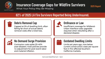 Four common homeowners insurance coverage gaps in California wildfire rebuild policies
