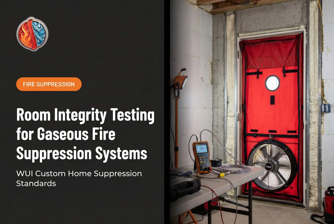 Room Integrity Testing for Gaseous Fire Suppression Systems