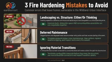 Three most common fire hardening mistakes homeowners make and how to avoid them