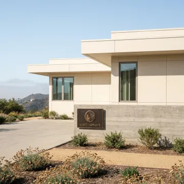 Architect designed luxury resilient home exterior