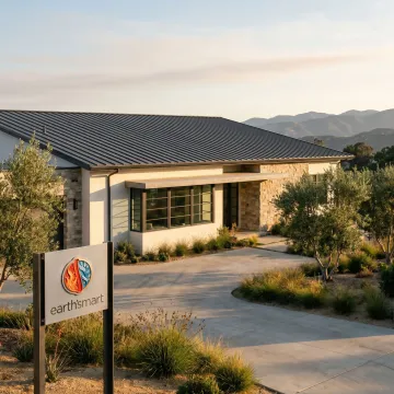 Luxury fire-resilient custom home exterior