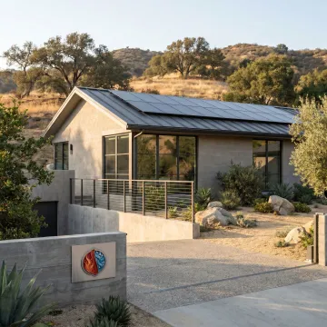 High performance resilient custom home with integrated systems