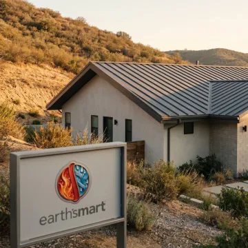 Class A fire-rated roof on a resilient custom home