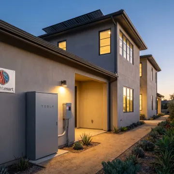 Home backup power system with solar and battery storage