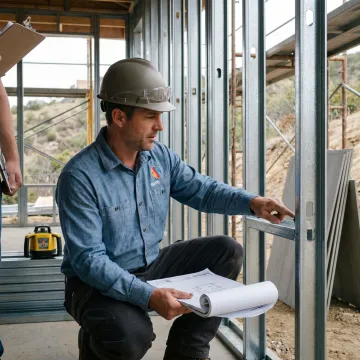 Cold formed steel framing for resilient home construction