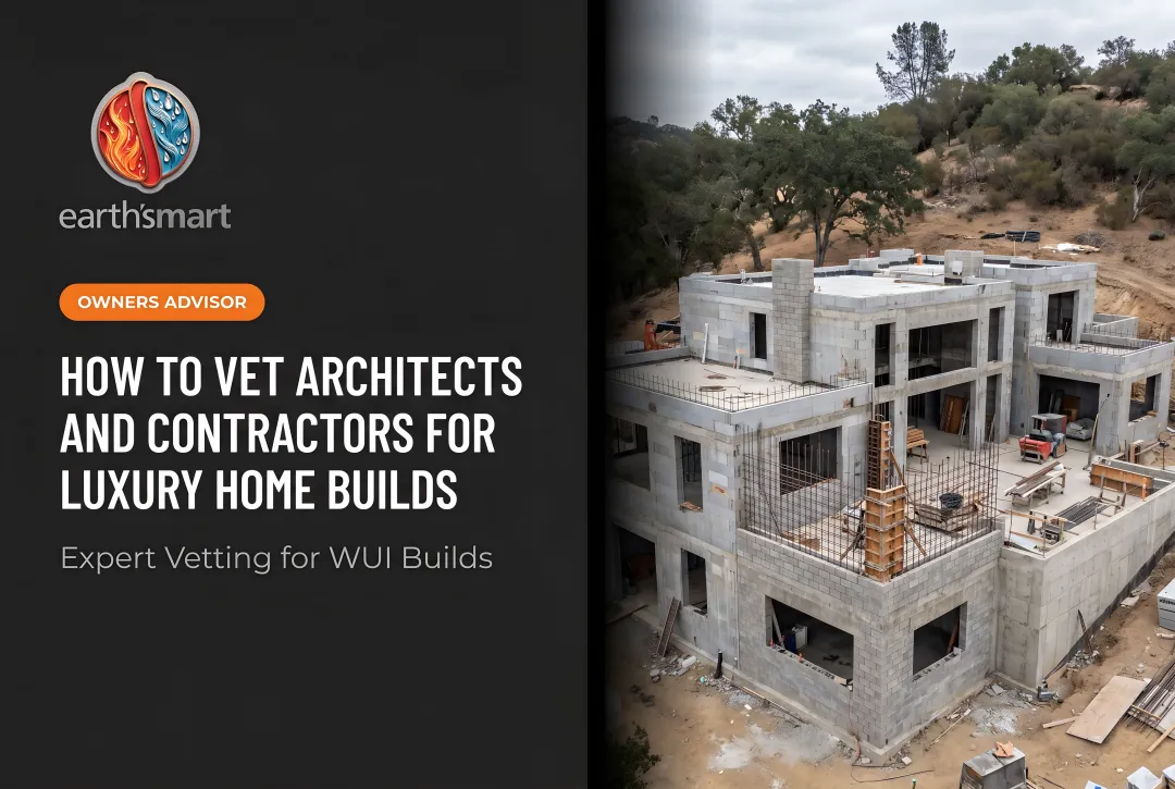 How to Vet Architects and Contractors for Luxury Home Builds