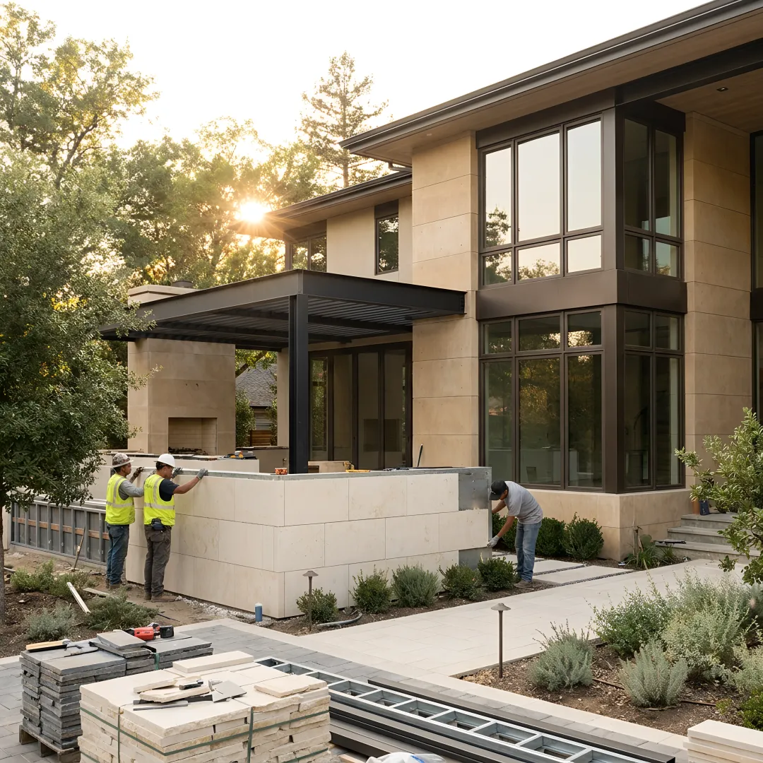 Design-build remodeling plans and construction coordination