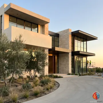 Architect coordinating resilient home design process