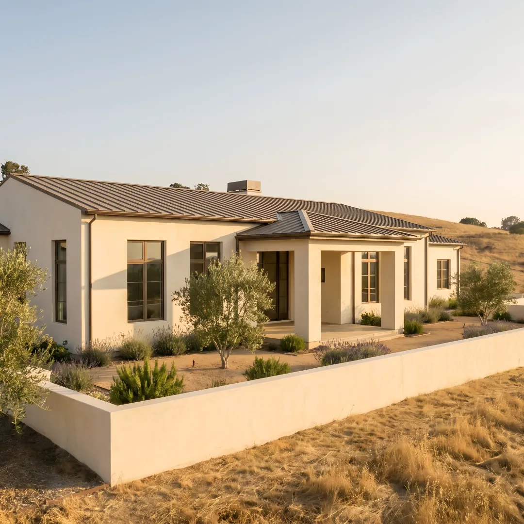 Class A fire-rated roof on a resilient custom home